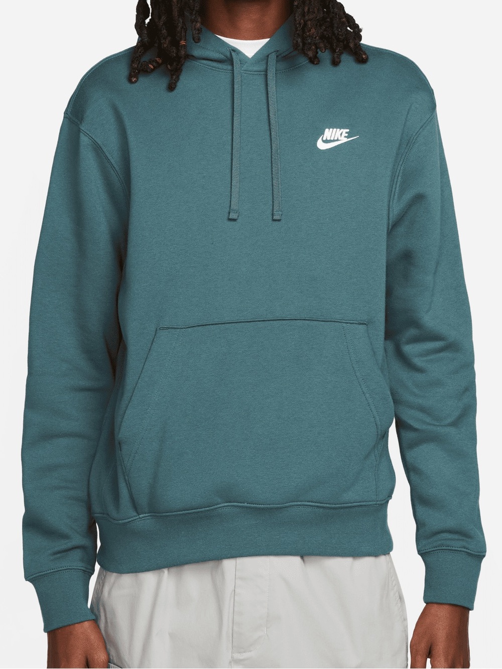 Nike Men's Teal Blue Grey Nike Hoodie